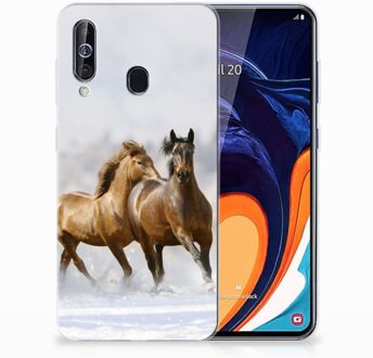 B2Ctelecom Samsung Galaxy A60 Leuk Hoesje Paarden