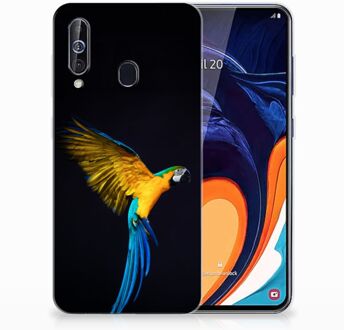 B2Ctelecom Samsung Galaxy A60 Leuk Hoesje Papegaai