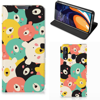 B2Ctelecom Samsung Galaxy A60 Magnet Case Bears