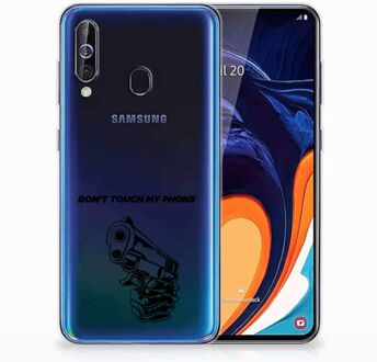 B2Ctelecom Samsung Galaxy A60 Silicone-hoesje Gun DTMP