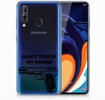 B2Ctelecom Samsung Galaxy A60 Silicone-hoesje Pistol DTMP