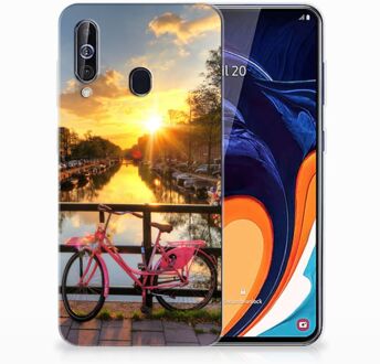 B2Ctelecom Samsung Galaxy A60 Siliconen Back Cover Amsterdamse Grachten