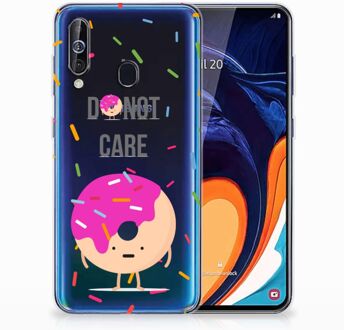 B2Ctelecom Samsung Galaxy A60 Siliconen Case Donut Roze