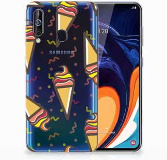 B2Ctelecom Samsung Galaxy A60 Siliconen Case Icecream