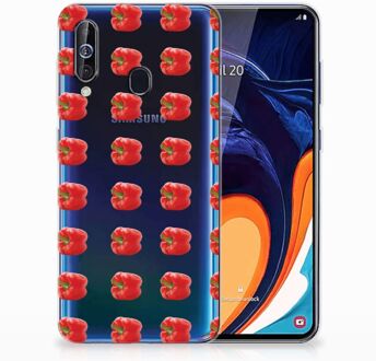 B2Ctelecom Samsung Galaxy A60 Siliconen Case Paprika Red