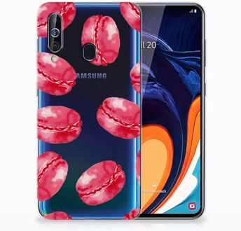 B2Ctelecom Samsung Galaxy A60 Siliconen Case Pink Macarons