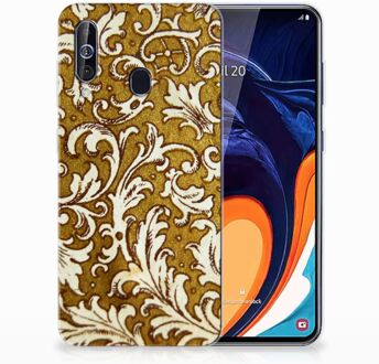 B2Ctelecom Samsung Galaxy A60 Siliconen Hoesje Barok Goud