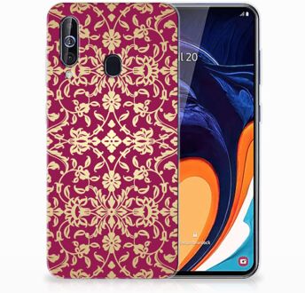 B2Ctelecom Samsung Galaxy A60 Siliconen Hoesje Barok Pink