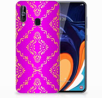 B2Ctelecom Samsung Galaxy A60 Siliconen Hoesje Barok Roze