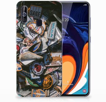 B2Ctelecom Samsung Galaxy A60 Siliconen Hoesje met foto Badges