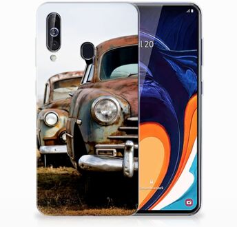 B2Ctelecom Samsung Galaxy A60 Siliconen Hoesje met foto Vintage Auto