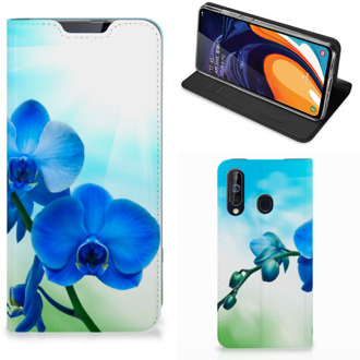 B2Ctelecom Samsung Galaxy A60 Smart Cover Orchidee Blauw