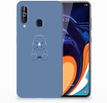 B2Ctelecom Samsung Galaxy A60 Telefoonhoesje met Naam Baby Rhino