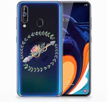 B2Ctelecom Samsung Galaxy A60 Telefoonhoesje met Naam Boho Dreams