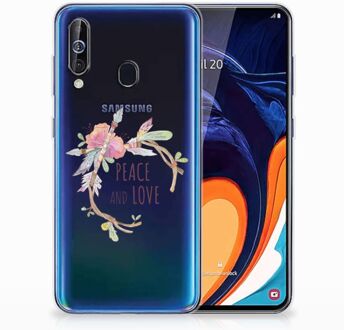 B2Ctelecom Samsung Galaxy A60 Telefoonhoesje met Naam Boho Text