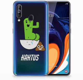 B2Ctelecom Samsung Galaxy A60 Telefoonhoesje met Naam Cactus Poo