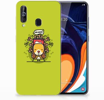 B2Ctelecom Samsung Galaxy A60 Telefoonhoesje met Naam Doggy Biscuit