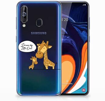 B2Ctelecom Samsung Galaxy A60 Telefoonhoesje met Naam Giraffe