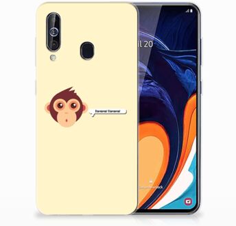 B2Ctelecom Samsung Galaxy A60 Telefoonhoesje met Naam Monkey