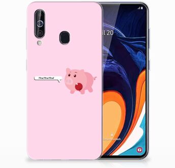 B2Ctelecom Samsung Galaxy A60 Telefoonhoesje met Naam Pig Mud