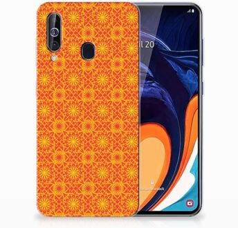 B2Ctelecom Samsung Galaxy A60 TPU bumper Batik Orange