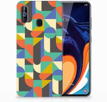 B2Ctelecom Samsung Galaxy A60 TPU bumper Funky Retro