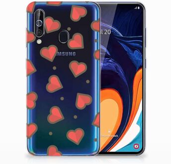 B2Ctelecom Samsung Galaxy A60 TPU bumper Hearts