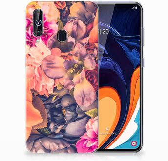 B2Ctelecom Samsung Galaxy A60 TPU-siliconen Case Bosje Bloemen