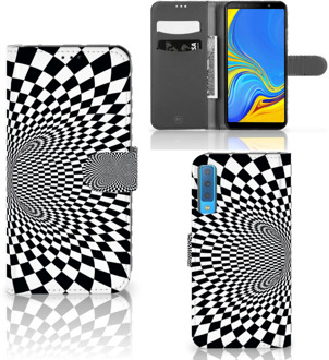 B2Ctelecom Samsung Galaxy A7 (2018) Bookcase Hoesje Design Illusie