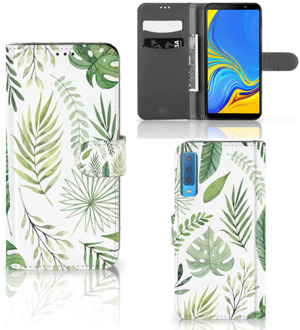 B2Ctelecom Samsung Galaxy A7 (2018) Bookcase Hoesje Leaves