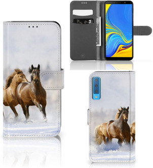 B2Ctelecom Samsung Galaxy A7 (2018) Bookcase Hoesje Paarden