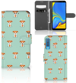 B2Ctelecom Samsung Galaxy A7 (2018) Bookcase Hoesje Pups