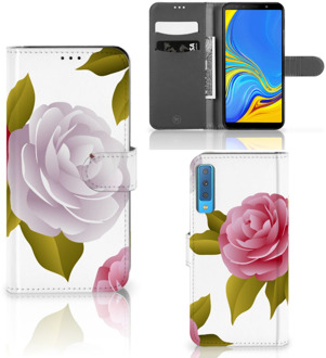 B2Ctelecom Samsung Galaxy A7 (2018) Bookcase Hoesje Roses