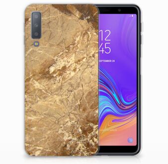 B2Ctelecom Samsung Galaxy A7 (2018) Bumper hoesje Design Marmer