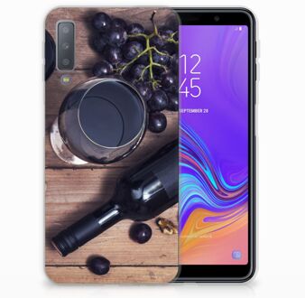 B2Ctelecom Samsung Galaxy A7 (2018) Bumper Hoesje Wijn