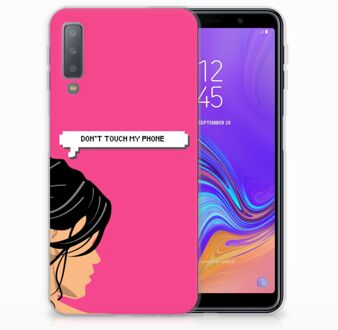 B2Ctelecom Samsung Galaxy A7 (2018) Bumper Hoesje Woman DTMP