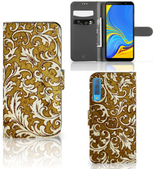 B2Ctelecom Samsung Galaxy A7 (2018) Hoesje Design Barok Goud