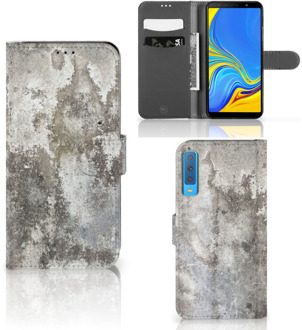 B2Ctelecom Samsung Galaxy A7 (2018) Hoesje Design Beton