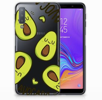 B2Ctelecom Samsung Galaxy A7 (2018) TPU Hoesje Avocado Singing