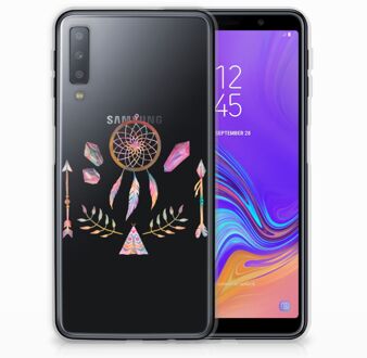 B2Ctelecom Samsung Galaxy A7 (2018) TPU Hoesje Boho Dreamcatcher