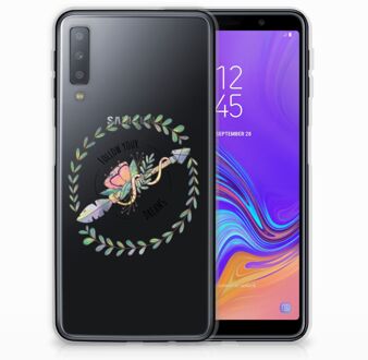 B2Ctelecom Samsung Galaxy A7 (2018) TPU Hoesje Boho Dreams