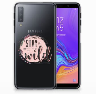 B2Ctelecom Samsung Galaxy A7 (2018) TPU Hoesje Boho Stay Wild