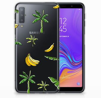 B2Ctelecom Samsung Galaxy A7 (2018) TPU Hoesje Design Banana Tree