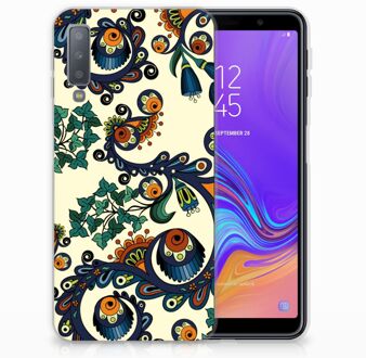 B2Ctelecom Samsung Galaxy A7 (2018) TPU Hoesje Design Barok Flower