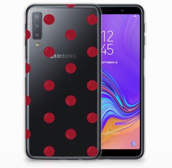 B2Ctelecom Samsung Galaxy A7 (2018) TPU Hoesje Design Cherries