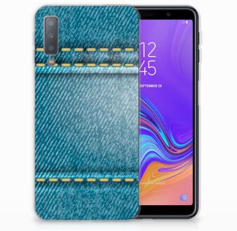 B2Ctelecom Samsung Galaxy A7 (2018) TPU Hoesje Design Jeans