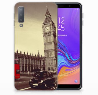 B2Ctelecom Samsung Galaxy A7 (2018) TPU Hoesje Design Londen