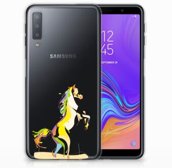 B2Ctelecom Samsung Galaxy A7 (2018) TPU Hoesje Horse Color