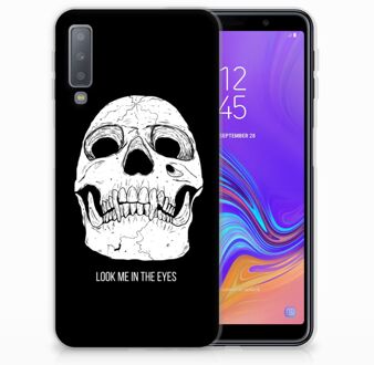 B2Ctelecom Samsung Galaxy A7 (2018) TPU Hoesje Skull Eyes