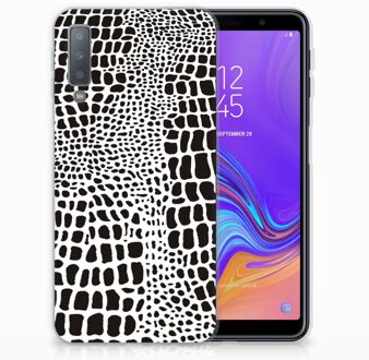 B2Ctelecom Samsung Galaxy A7 (2018) TPU Hoesje Slangenprint